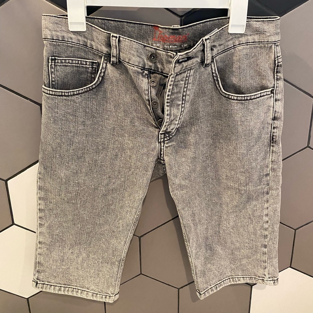 Topman gray denim shorts - size 32